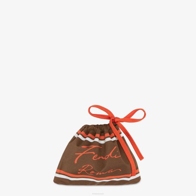 Women Lycra Bikini Brown Fendi Apparel 6RHH1054