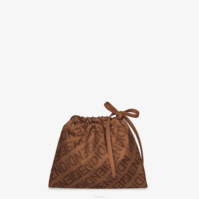 Women Lycra Bikini Brown Fendi Apparel 6RHH1057