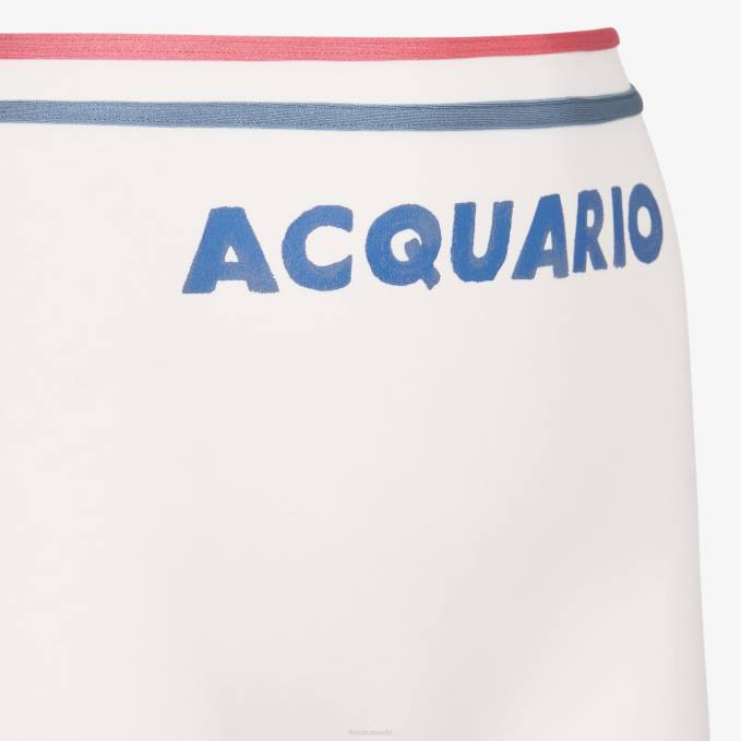 Women Lycra Bikini White Fendi Apparel 6RHH1022