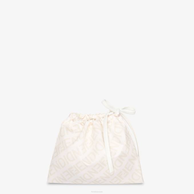 Women Lycra Swimsuit White Fendi Apparel 6RHH1059