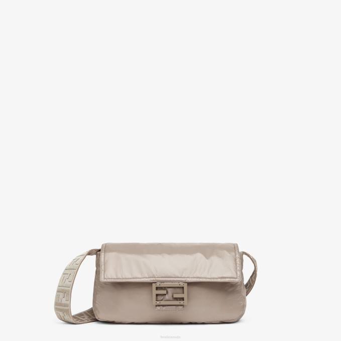 Women Dove Nylon Windbreaker Beige Fendi Apparel 6RHH1201