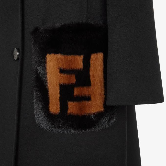 Women Wool Coat Fashion Fendi Apparel 6RHH1256