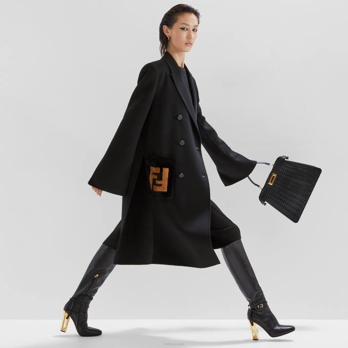 Women Wool Coat Fashion Fendi Apparel 6RHH1256