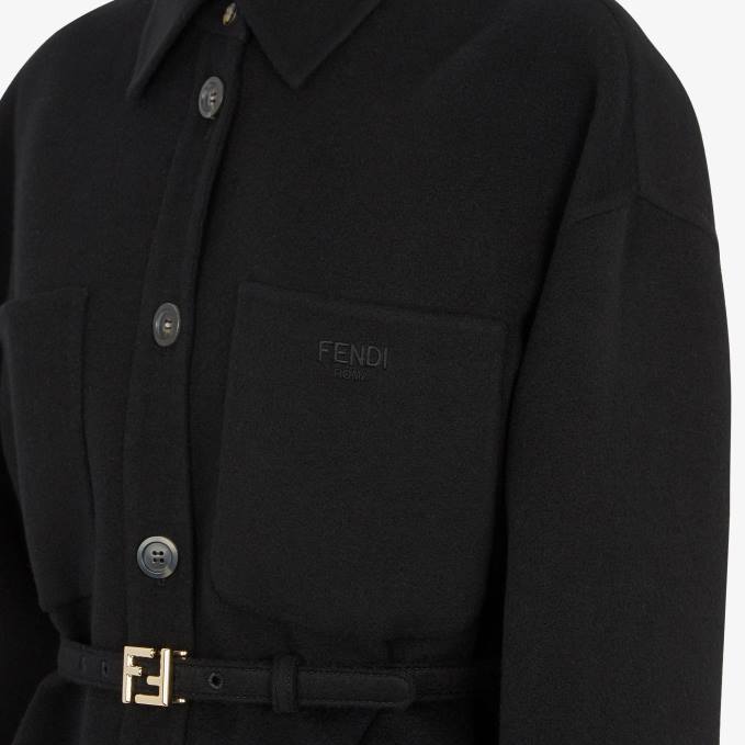 Women Cashmere Go-To Jacket Black Fendi Apparel 6RHH1001