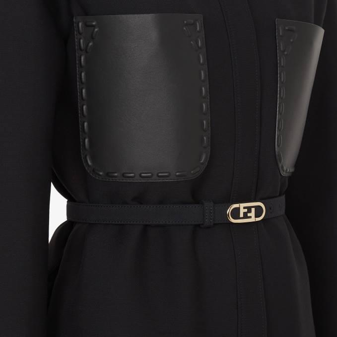 Women Wool And Silk Go-To Jacket Black Fendi Apparel 6RHH1006