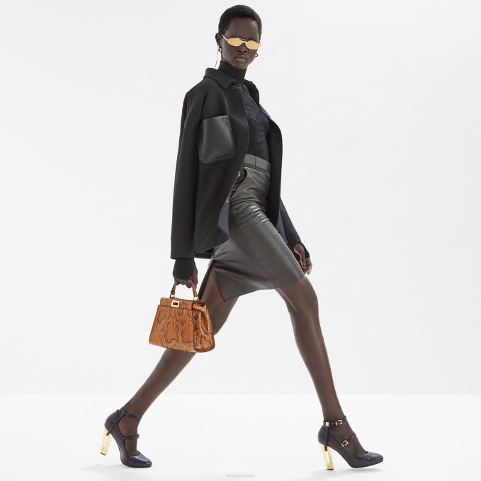 Women Wool And Silk Go-To Jacket Black Fendi Apparel 6RHH1006