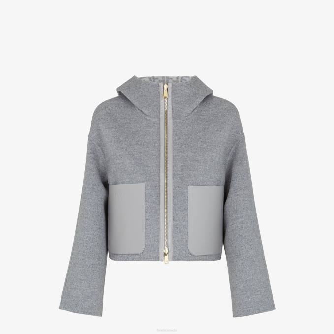 Women Wool Jacket Fashion Fendi Apparel 6RHH1241