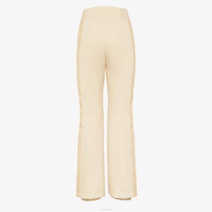 Women Nylon Pants White Fendi Apparel 6RHH1240