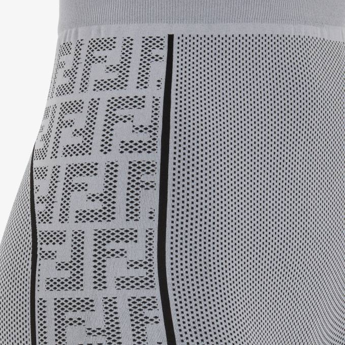 Women Seamless Leggings Gray Fendi Apparel 6RHH1168