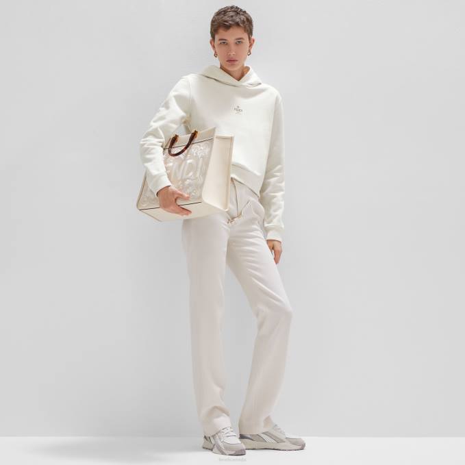 Women Jersey Sweatshirt White Fendi Apparel 6RHH1015