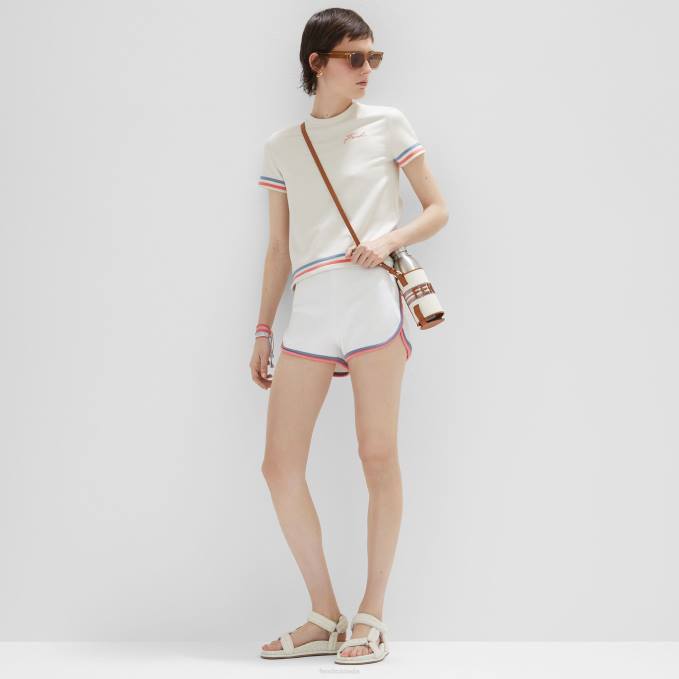 Women Jersey Skirt White Fendi Apparel 6RHH1040