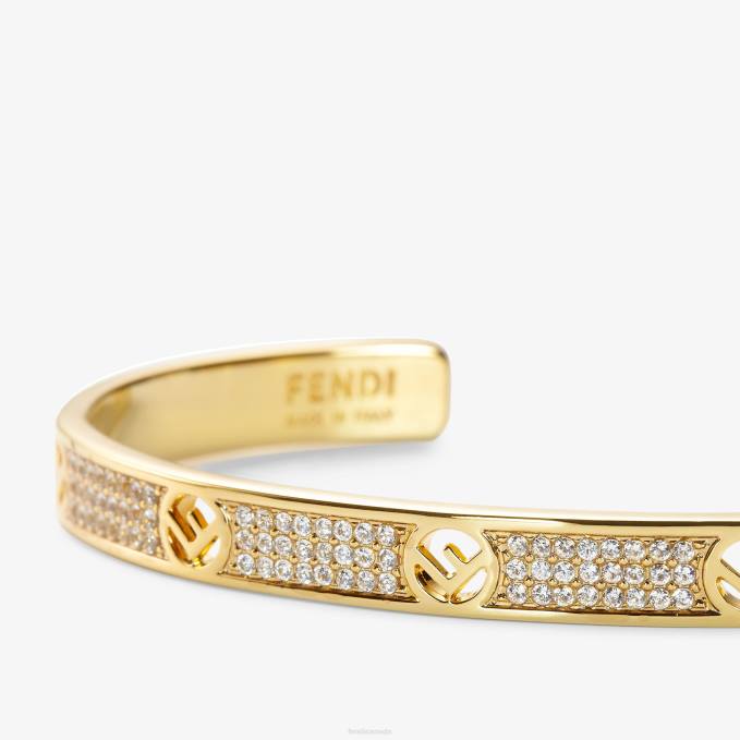 Women Bracelet Gold Fendi Jewelry 6RHH1630