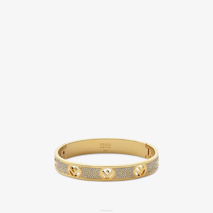 Women Bracelet Gold Fendi Jewelry 6RHH1724