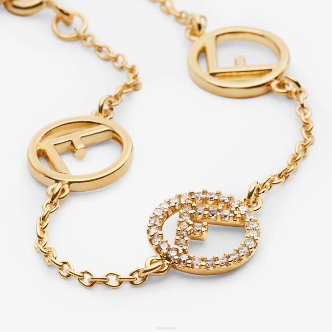 Women Bracelet Gold Fendi Jewelry 6RHH1728