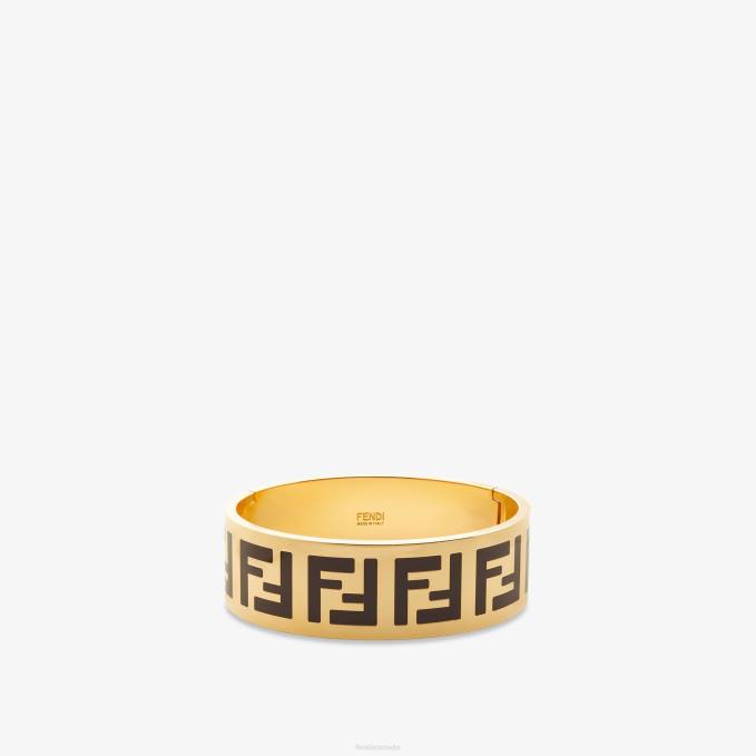 Women FF Bracelet Gold Fendi Jewelry 6RHH1762