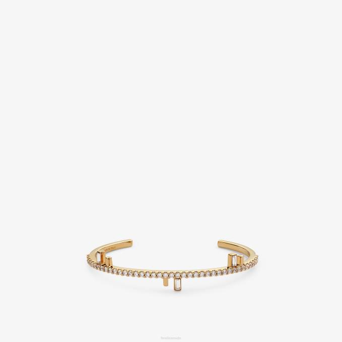Women First Bracelet Gold Fendi Jewelry 6RHH1722