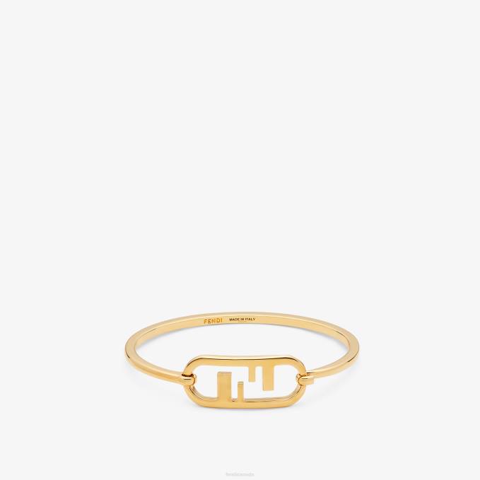 Women O'Lock Barcelet Bracelet Gold Fendi Jewelry 6RHH1706