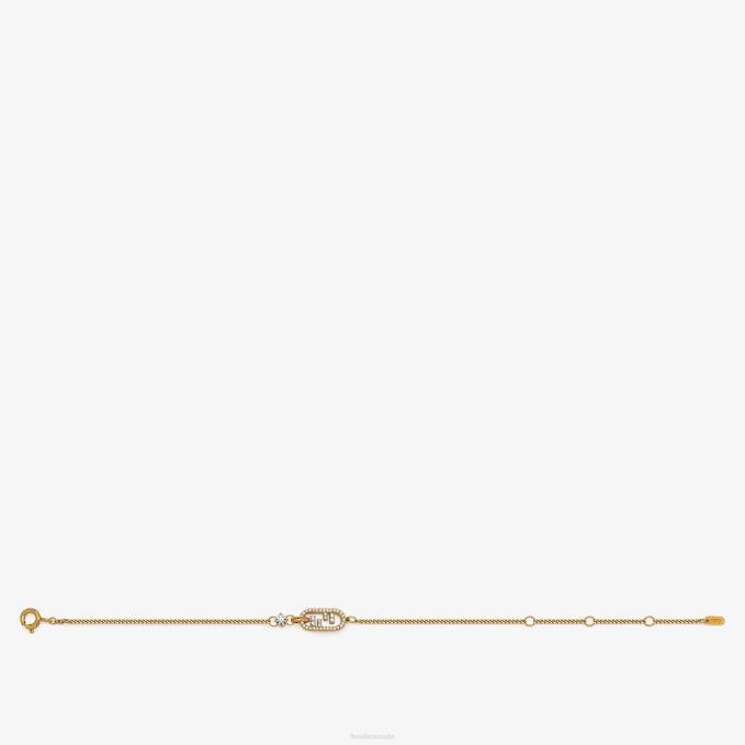 Women O'Lock Bracelet Gold Fendi Jewelry 6RHH1702