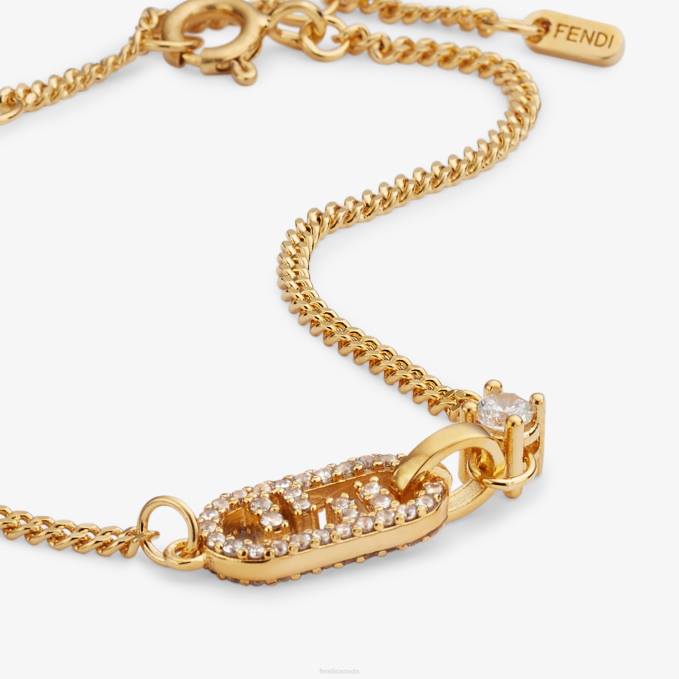 Women O'Lock Bracelet Gold Fendi Jewelry 6RHH1702