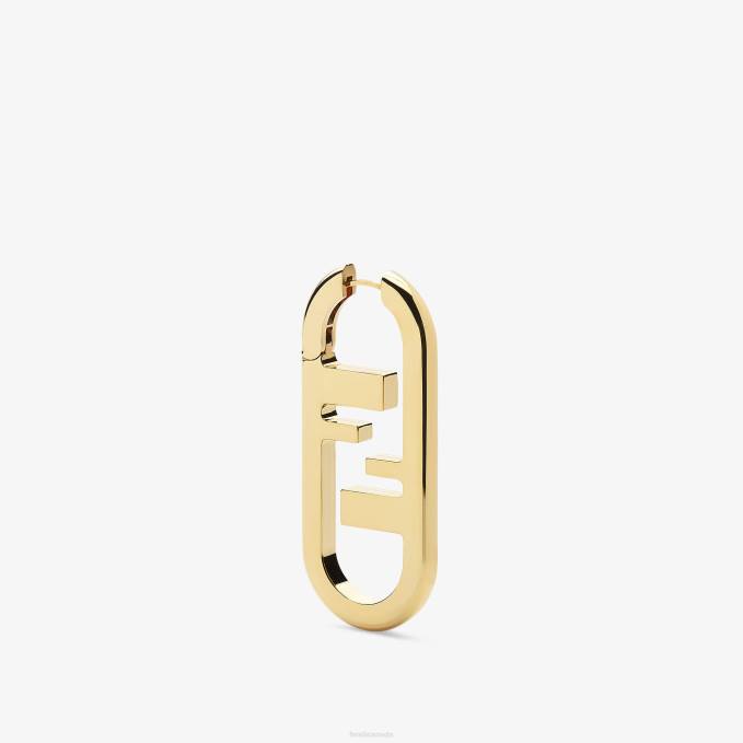 Women Earring Gold Fendi Jewelry 6RHH1701