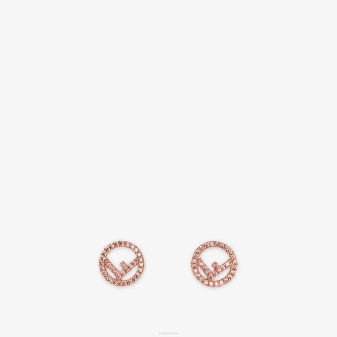 Women Earrings From The Chinese New Year Limited Capsule Collection Pink Fendi Jewelry 6RHH1726