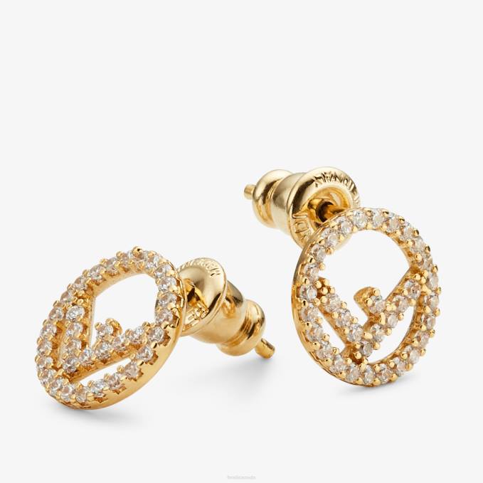 Women F Is Earrings Gold Fendi Jewelry 6RHH1617