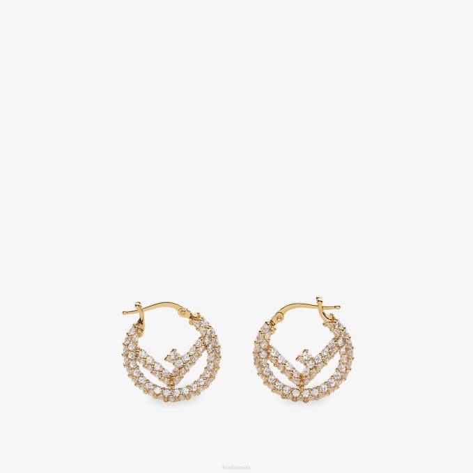 Women F Is Earrings Gold Fendi Jewelry 6RHH1727