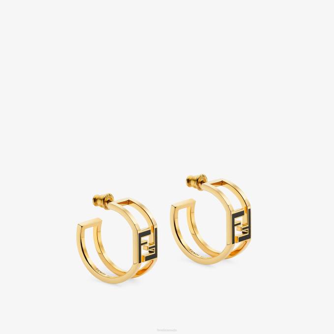 Women Forever Earrings Gold Fendi Jewelry 6RHH1645