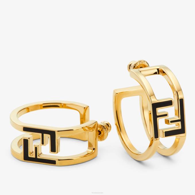 Women Forever Earrings Gold Fendi Jewelry 6RHH1645