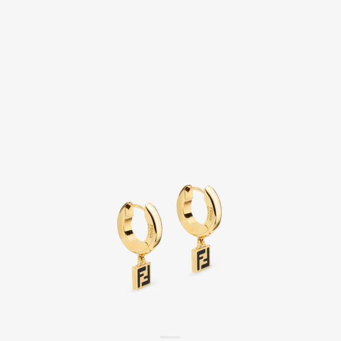 Women Forever Earrings Gold Fendi Jewelry 6RHH1647