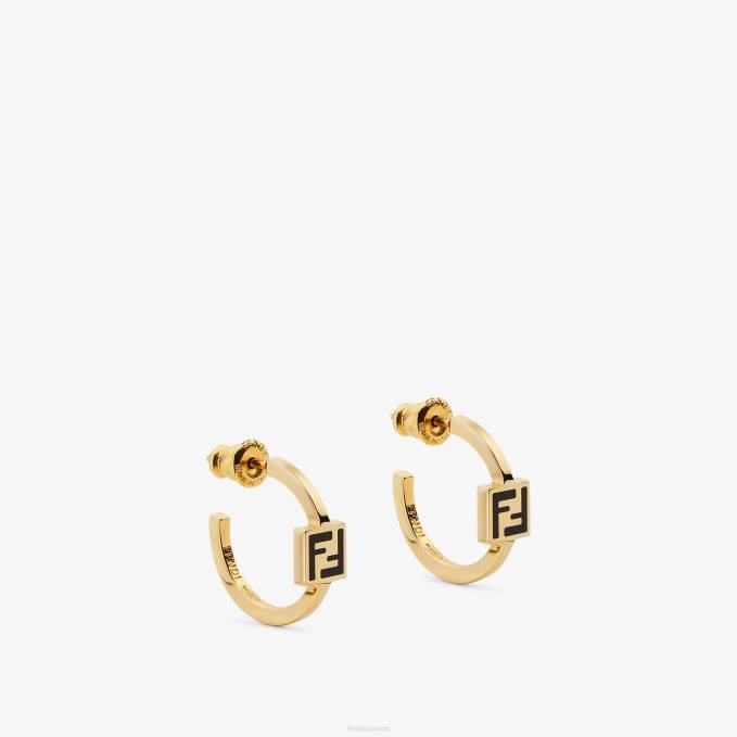 Women Forever Earrings Gold Fendi Jewelry 6RHH1650