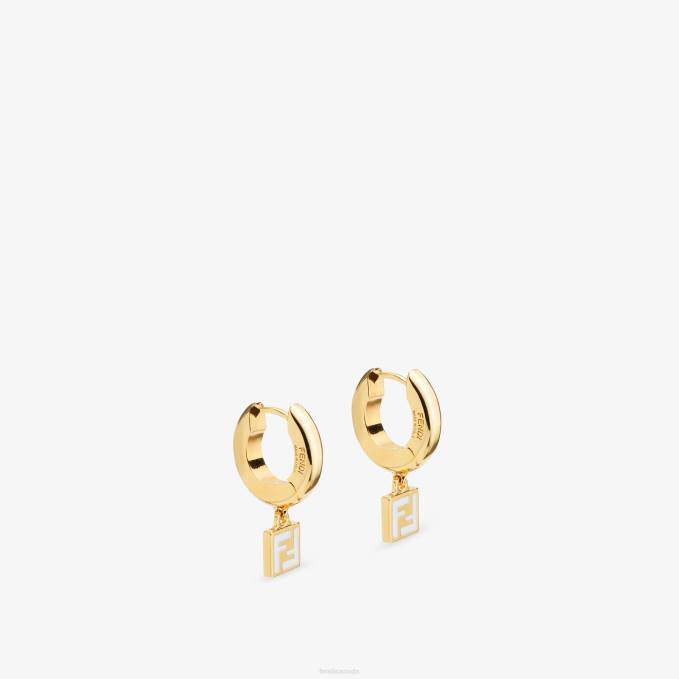 Women Forever Earrings Gold Fendi Jewelry 6RHH1661