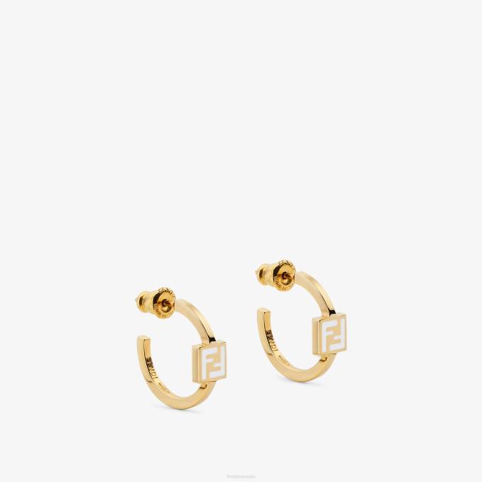 Women Forever Earrings Gold Fendi Jewelry 6RHH1666