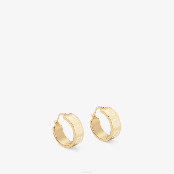 Women Forever Earrings Gold Fendi Jewelry 6RHH1732