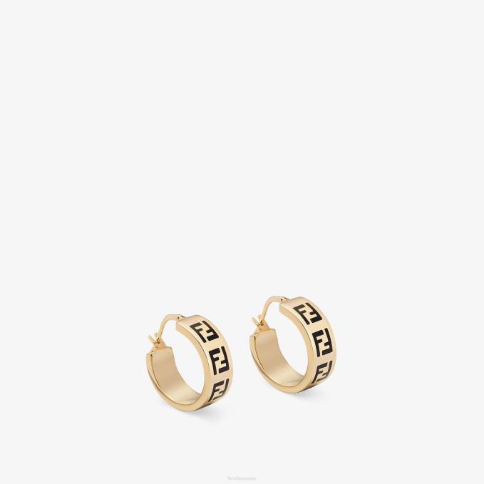 Women Forever Earrings Gold Fendi Jewelry 6RHH1734