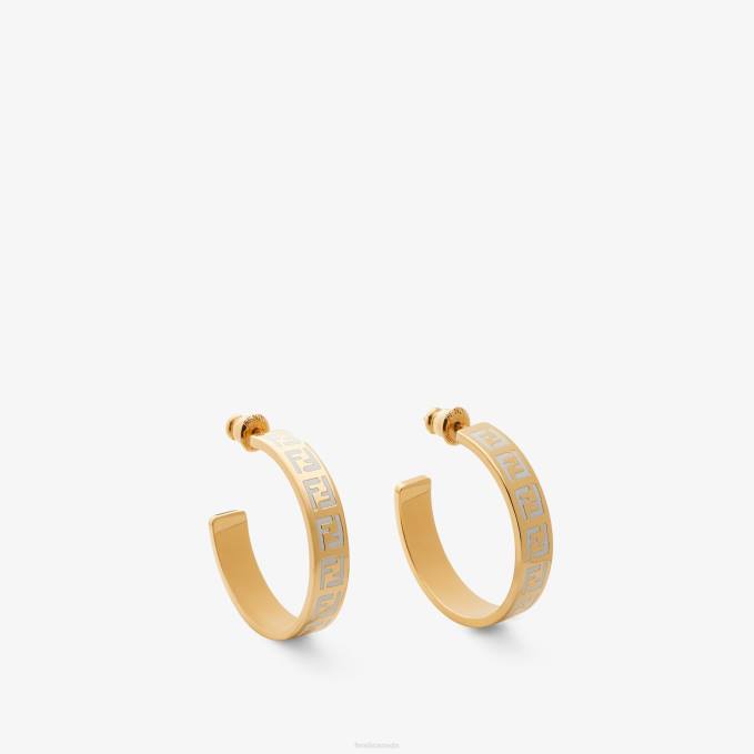Women Forever Earrings Gold Fendi Jewelry 6RHH1764