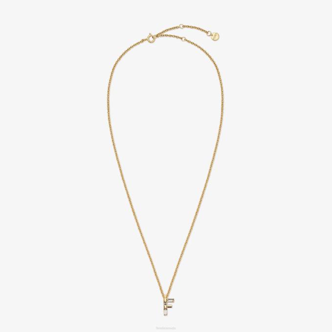 Women First Necklace Gold Fendi Jewelry 6RHH1723