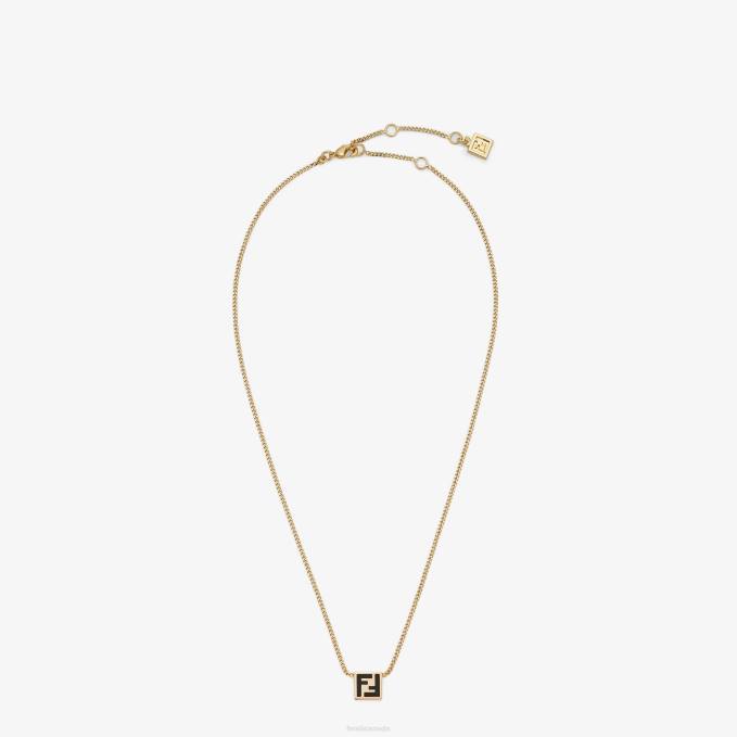 Women Forever Necklace Gold Fendi Jewelry 6RHH1653