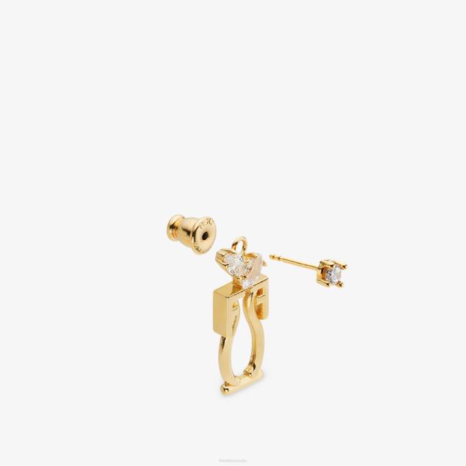 Women Aquarius Set Gold Fendi Jewelry 6RHH1641