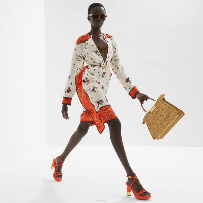 Women Aquarius Set Gold Fendi Jewelry 6RHH1641