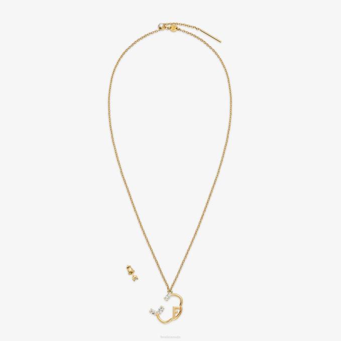 Women Cancer Set Gold Fendi Jewelry 6RHH1636
