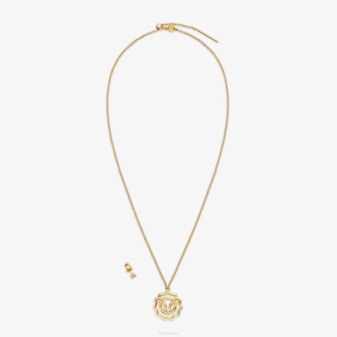 Women Leo Set Gold Fendi Jewelry 6RHH1637