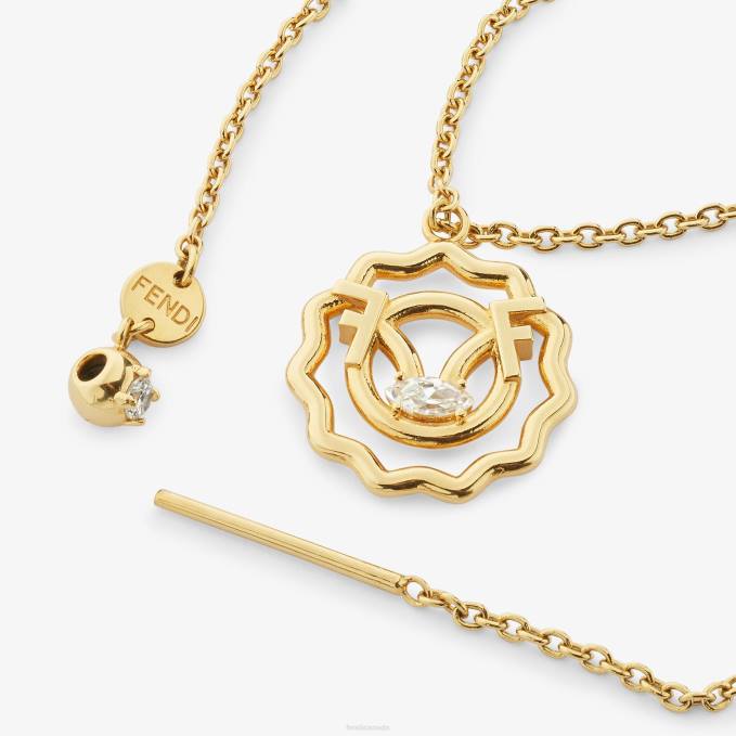 Women Leo Set Gold Fendi Jewelry 6RHH1637