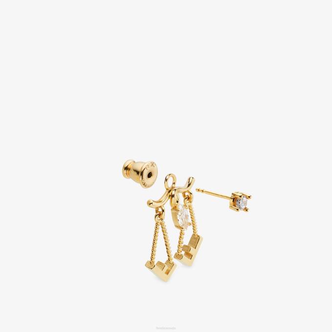 Women Libra Set Gold Fendi Jewelry 6RHH1639