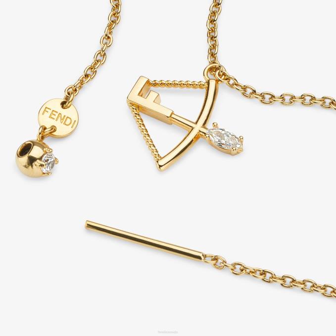 Women Sagittarius Set Gold Fendi Jewelry 6RHH1640