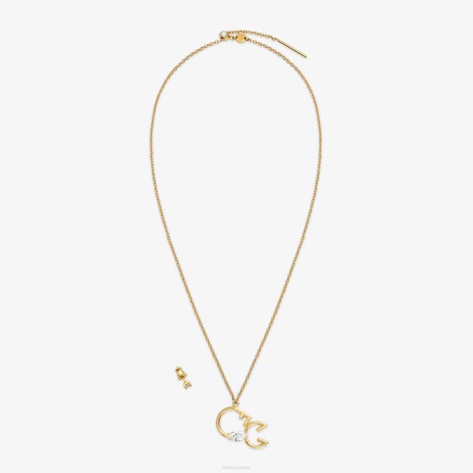 Women Scorpio Set Gold Fendi Jewelry 6RHH1644