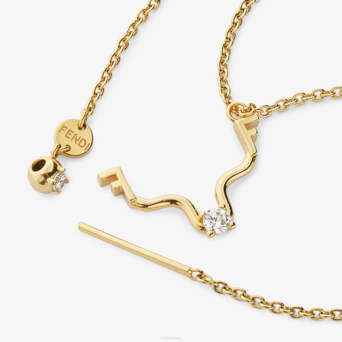 Women Taurus Set Gold Fendi Jewelry 6RHH1634