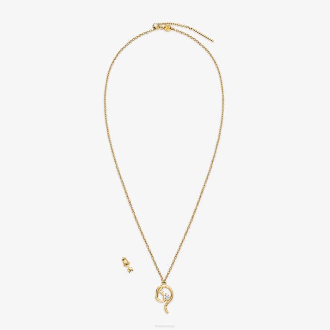 Women Virgo Set Gold Fendi Jewelry 6RHH1638