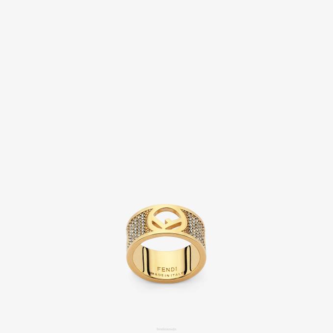 Women Ring Ring Gold Fendi Jewelry 6RHH1750