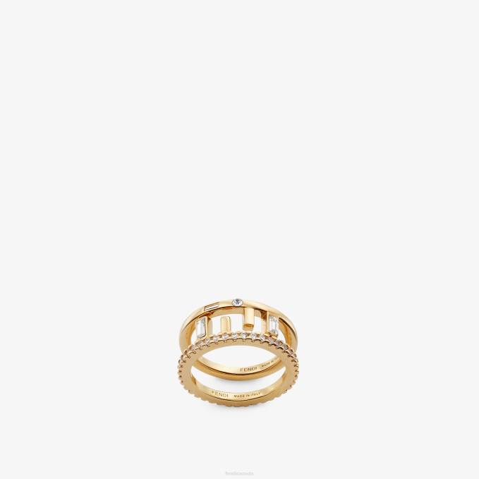 Women Rings Gold Fendi Jewelry 6RHH1721